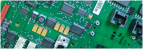 Leiterplatte eines Kaffeeautomaten Leiterplatte eines Kaffeeautomaten